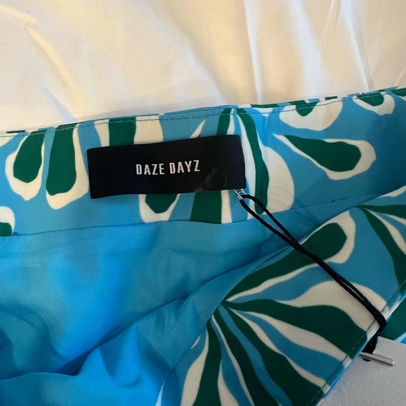 Daze Dayz JJOKBIT Mini Skirt Blue - Picture 5 of 5